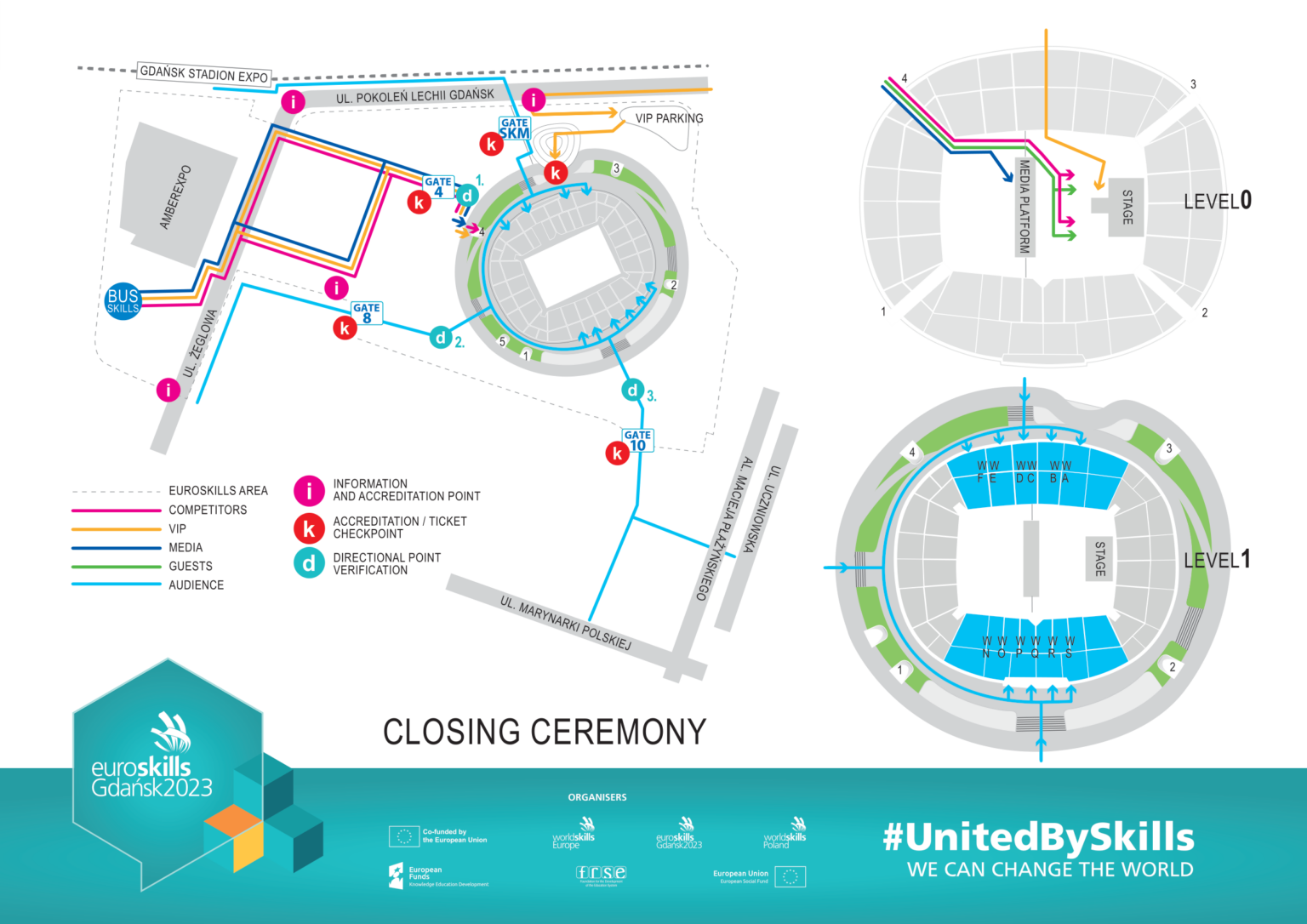 Ceremonia Zamkni Cia Euroskills Gda Sk Polsat Plus Arena Gda Sk